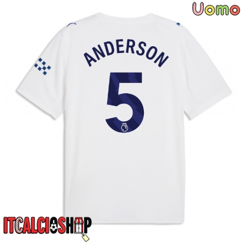 Manchester City Elliot Anderson #5 Terza Maglia 2026-27 Manica Corta